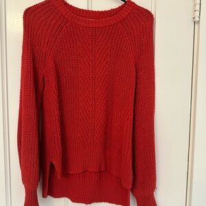 Red Madewell sweater